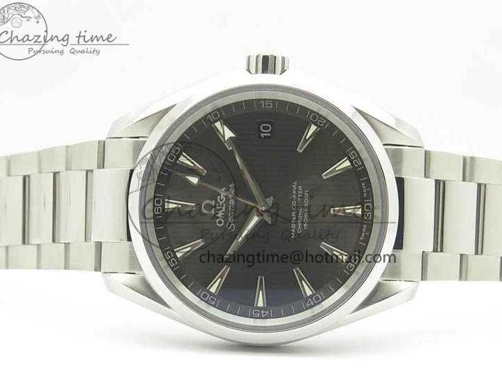 0508 Aqua Terra 150M SS VSF 1:1 Best Edition Gray Textured Dial on SS Bracelet A8500 Super Clone MultiPurpose 8039
